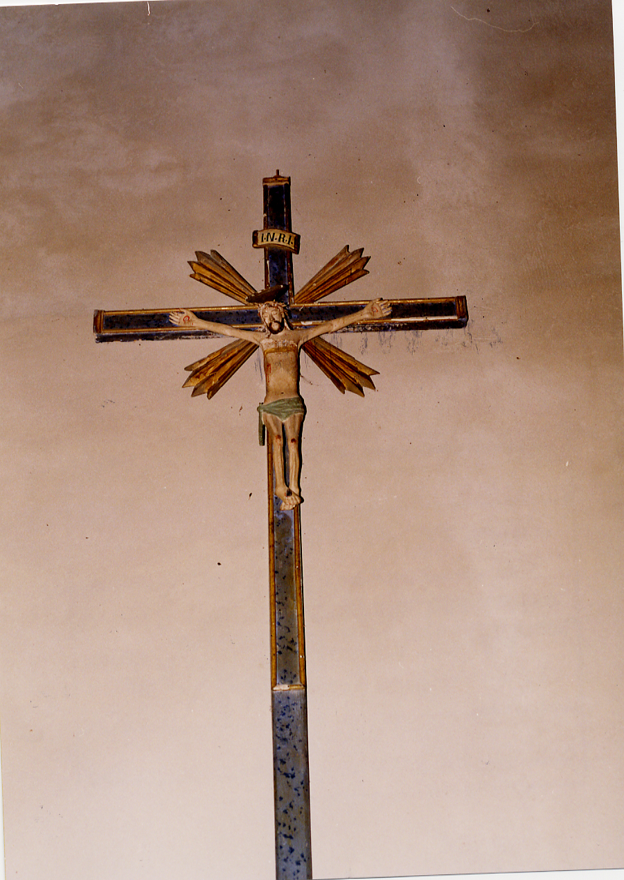 CRISTO CROCIFISSO (scultura) - ambito abruzzese (sec. XVIII)