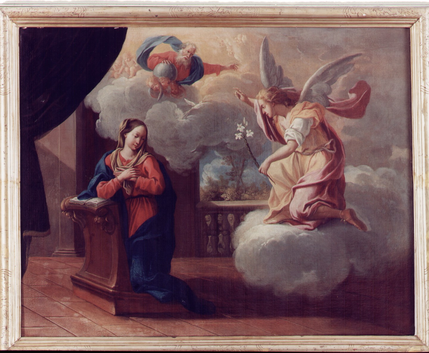 Annunciazione (dipinto) di Falciatore Filippo (sec. XVIII)