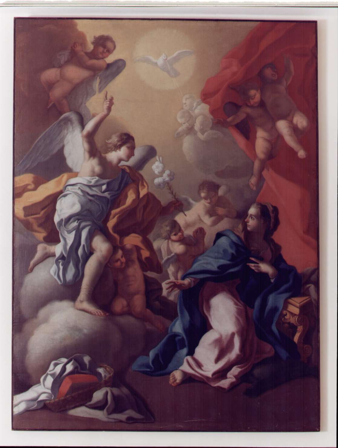Annunciazione (dipinto) di De Mura Francesco (sec. XVIII)