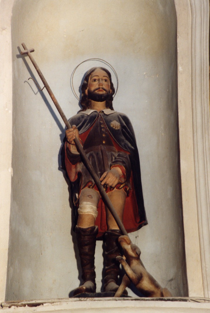 San Rocco (statua) - ambito abruzzese (inizio sec. XIX)