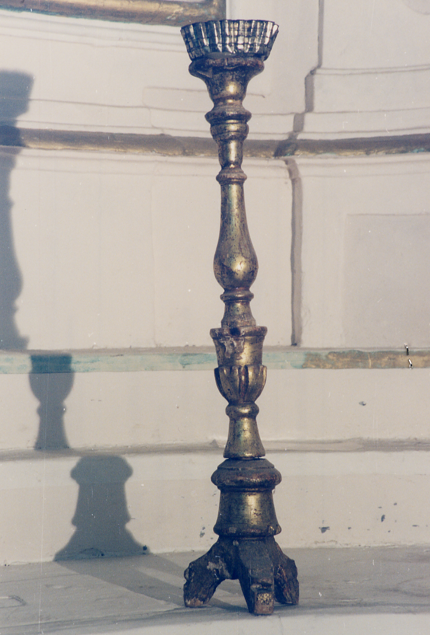 candelabro, serie - ambito abruzzese (sec. XVIII)