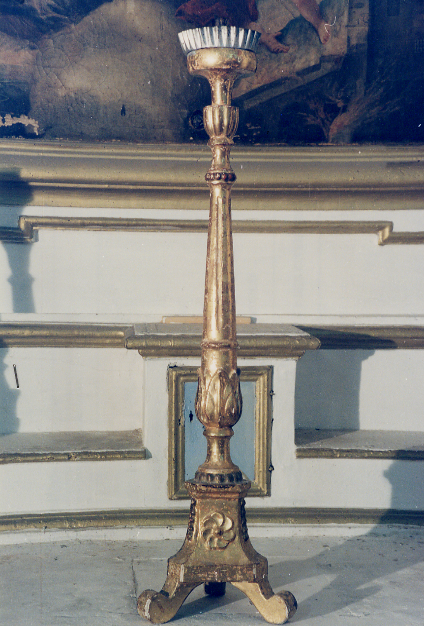 candelabro, serie - ambito abruzzese (sec. XVIII)