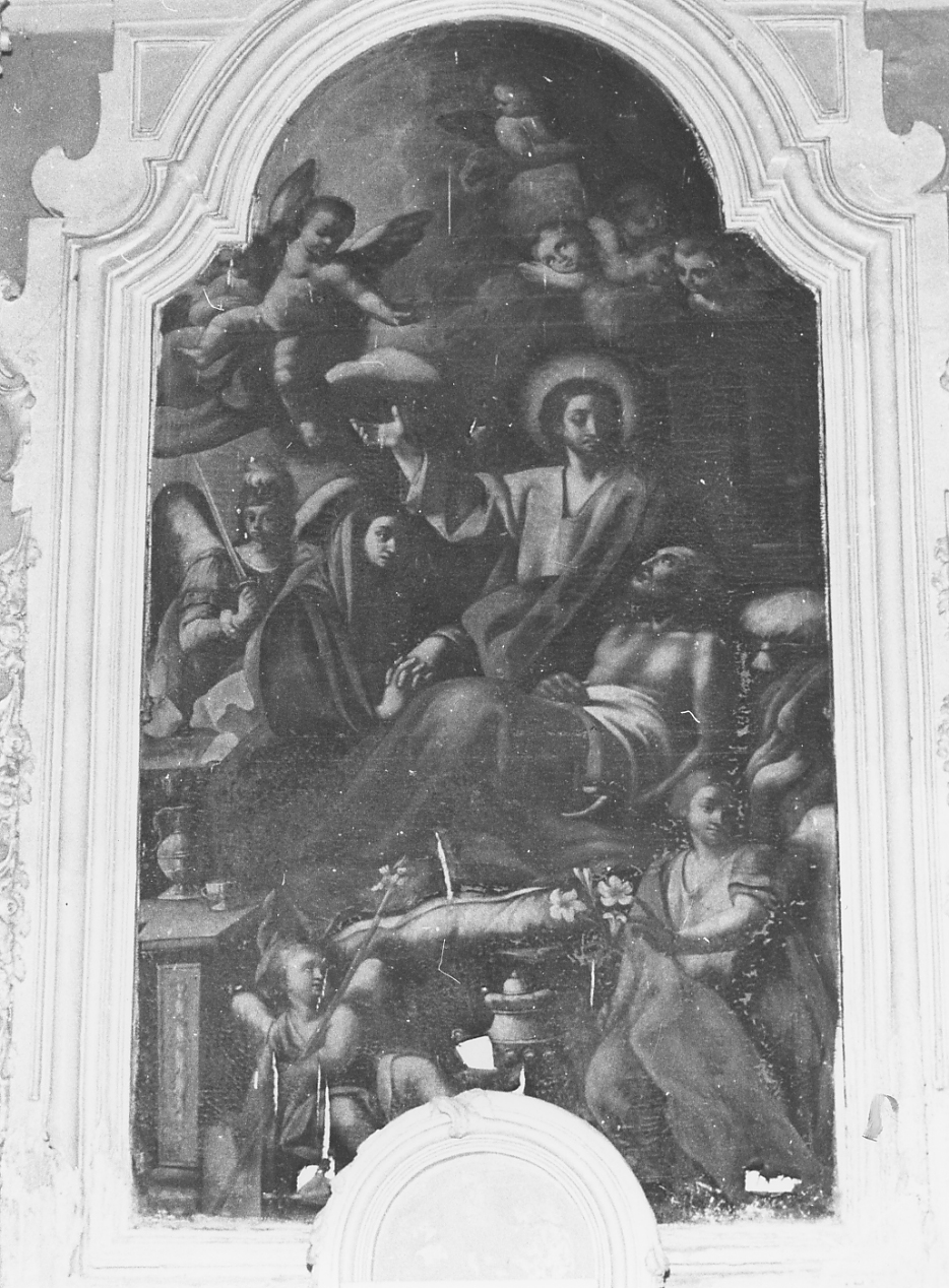 MORTE DI SAN GIUSEPPE (dipinto) - ambito Italia centrale (sec. XVIII)