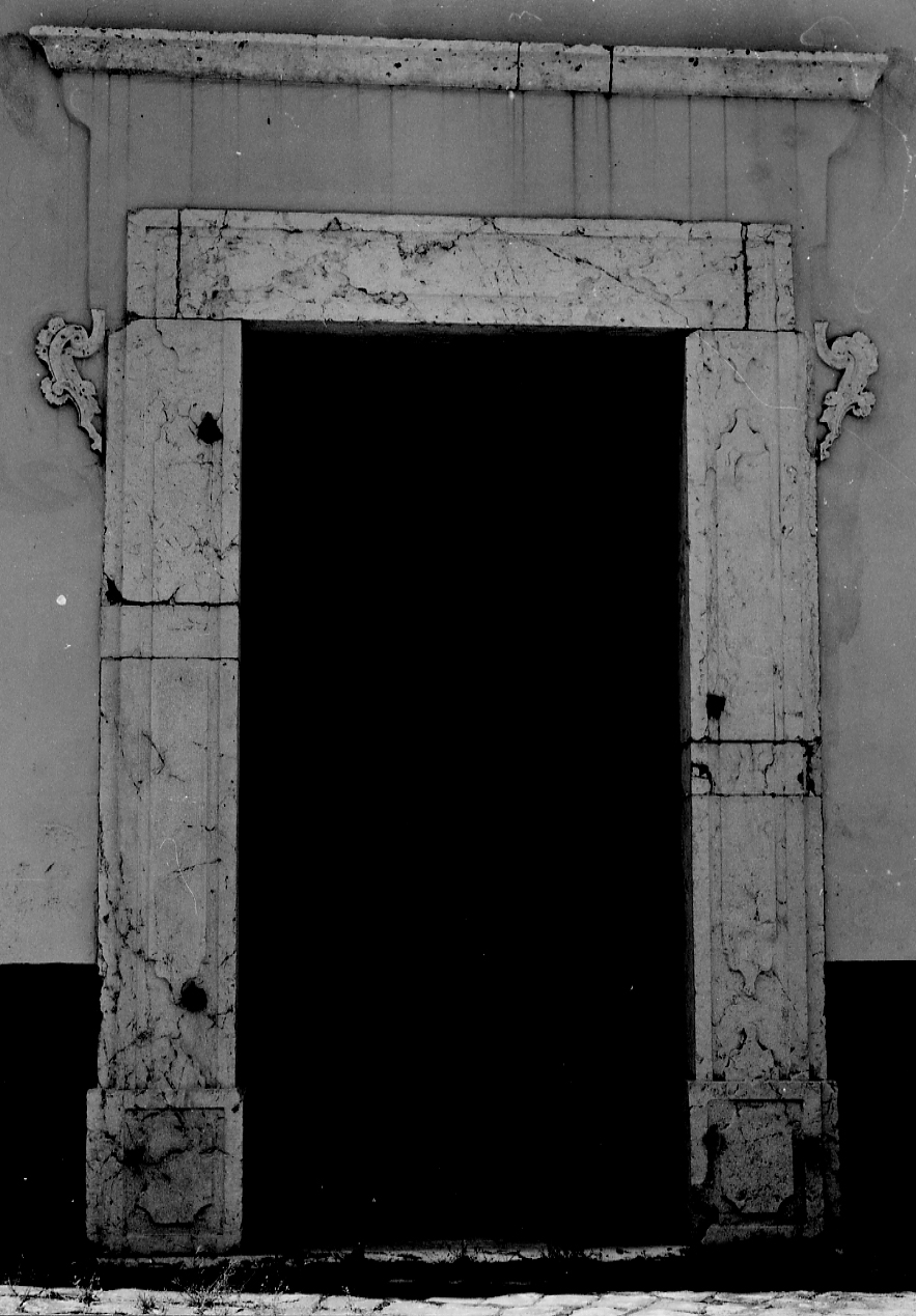 portale, elemento d'insieme - manifattura Italia centrale (sec. XVIII)