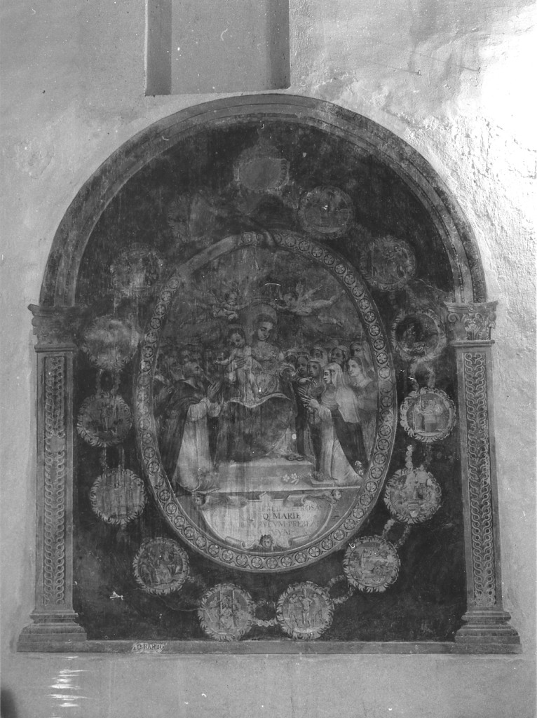 Madonna del rosario (dipinto) - ambito Italia centrale (sec. XVI)