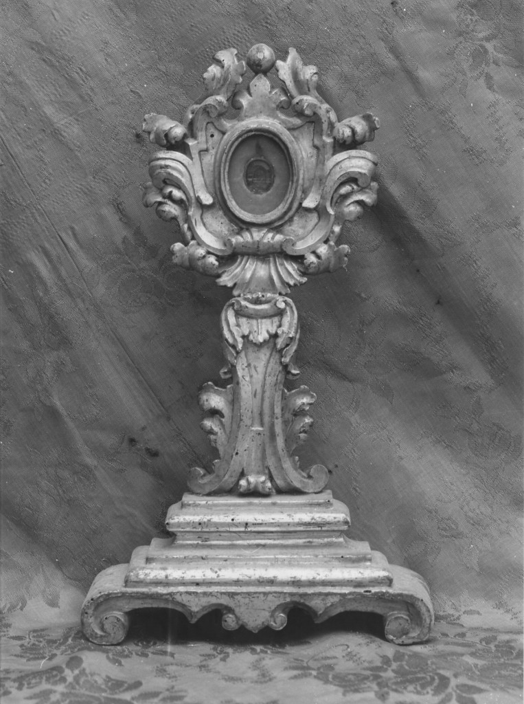 reliquiario - a ostensorio, serie - ambito dell'Italia centrale (fine/inizio secc. XVII/ XVIII)