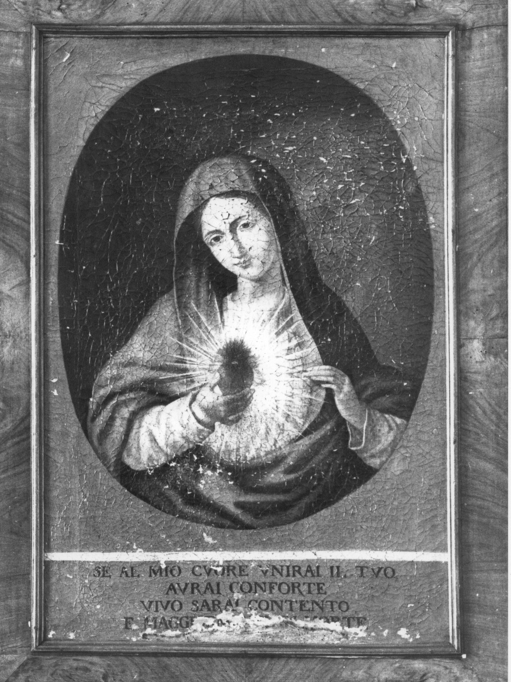 Sacro Cuore di Maria (dipinto, opera isolata) - ambito abruzzese (sec. XIX)