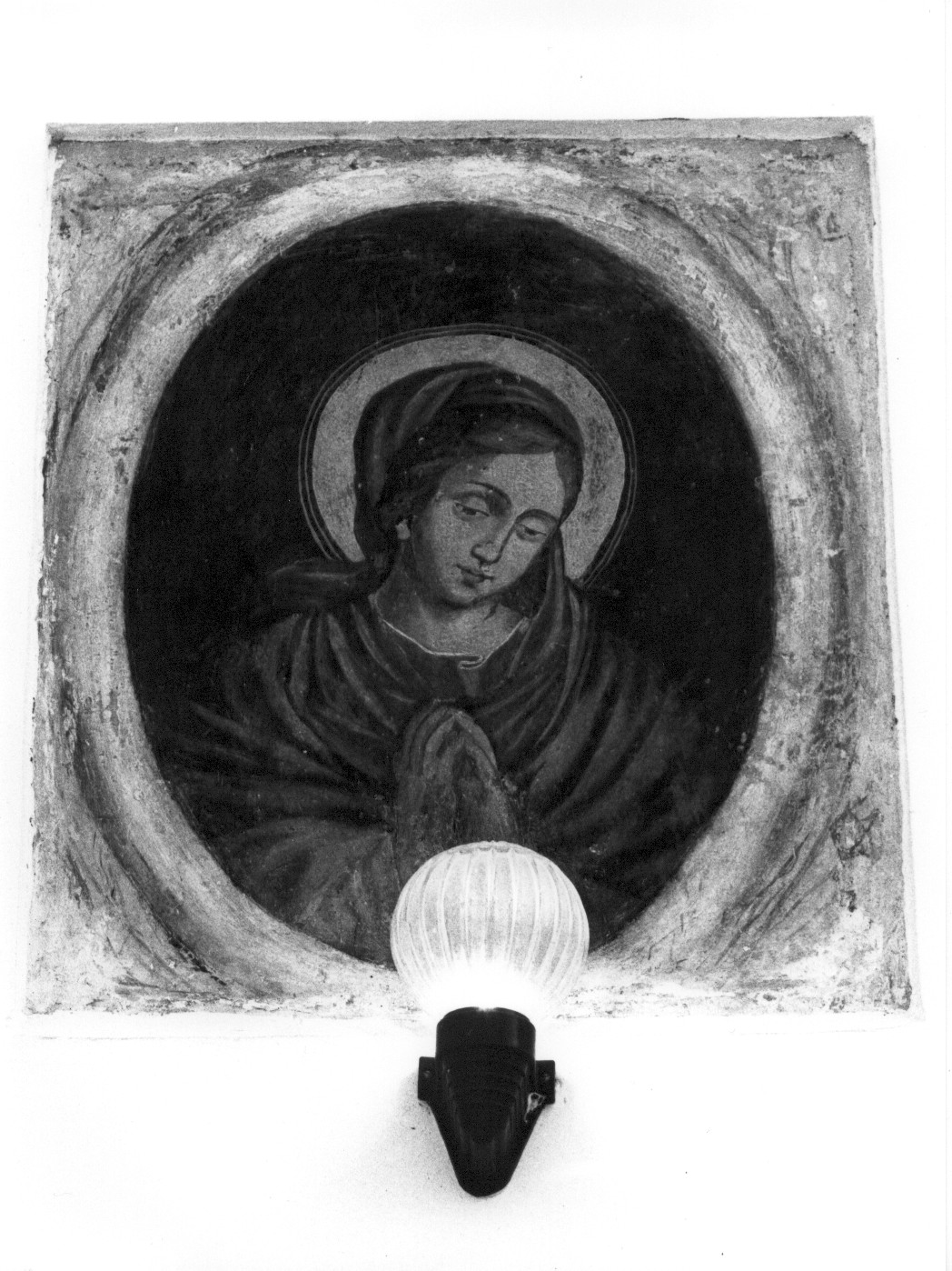 Madonna orante (dipinto, opera isolata) - ambito abruzzese (sec. XVII)