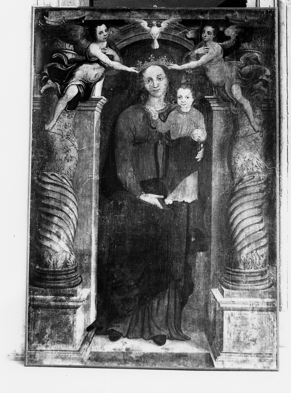 Incoronazione di Maria Vergine (dipinto) - ambito Italia centrale (sec. XVI)