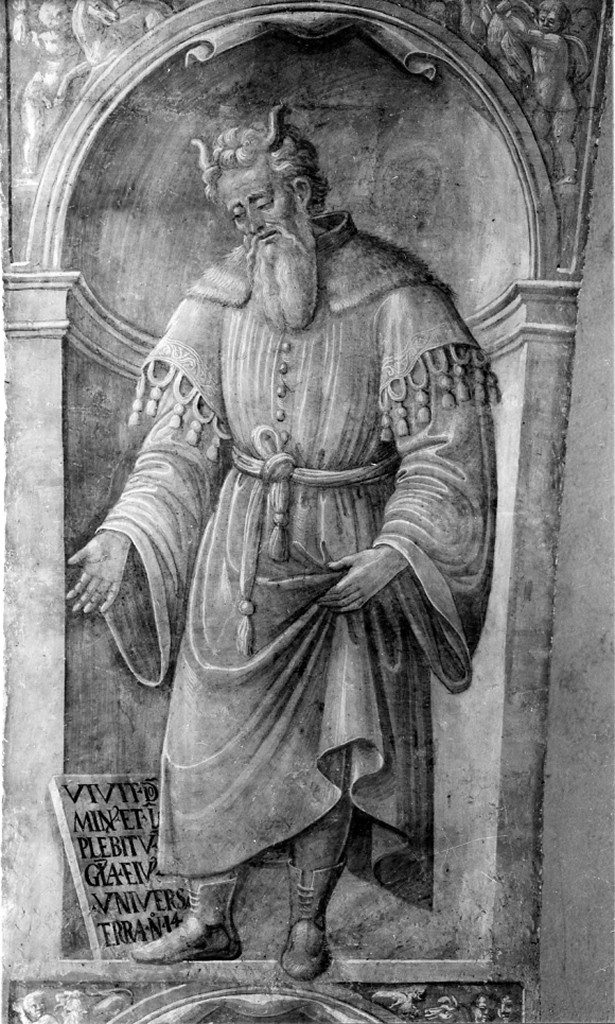Mose' (dipinto) di Francesco di Paolo da Montereale (prima metà sec. XVI)