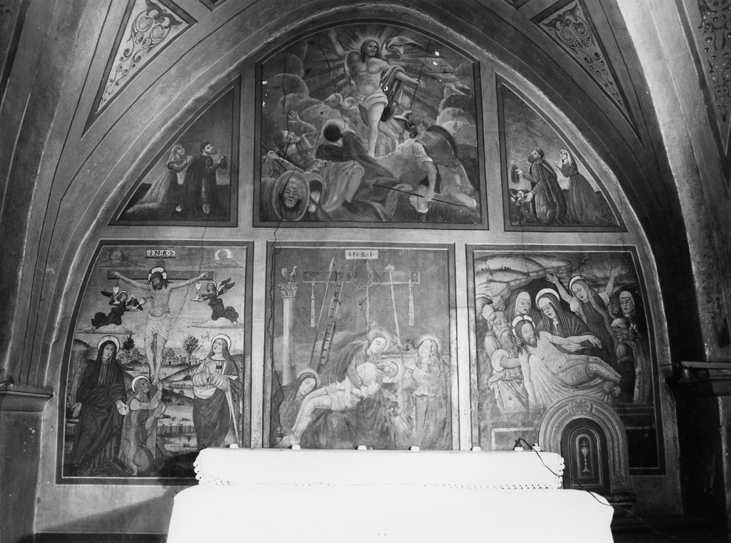 Ritratto dei fondatori della chiesa di S. Maria della Pieta' (dipinto) - ambito Italia centrale (sec. XVI)