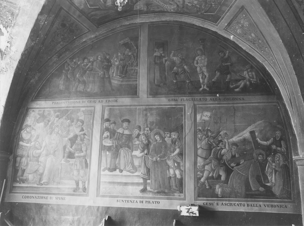 Cristo davanti a Pilato (dipinto) - ambito Italia centrale (sec. XVI)