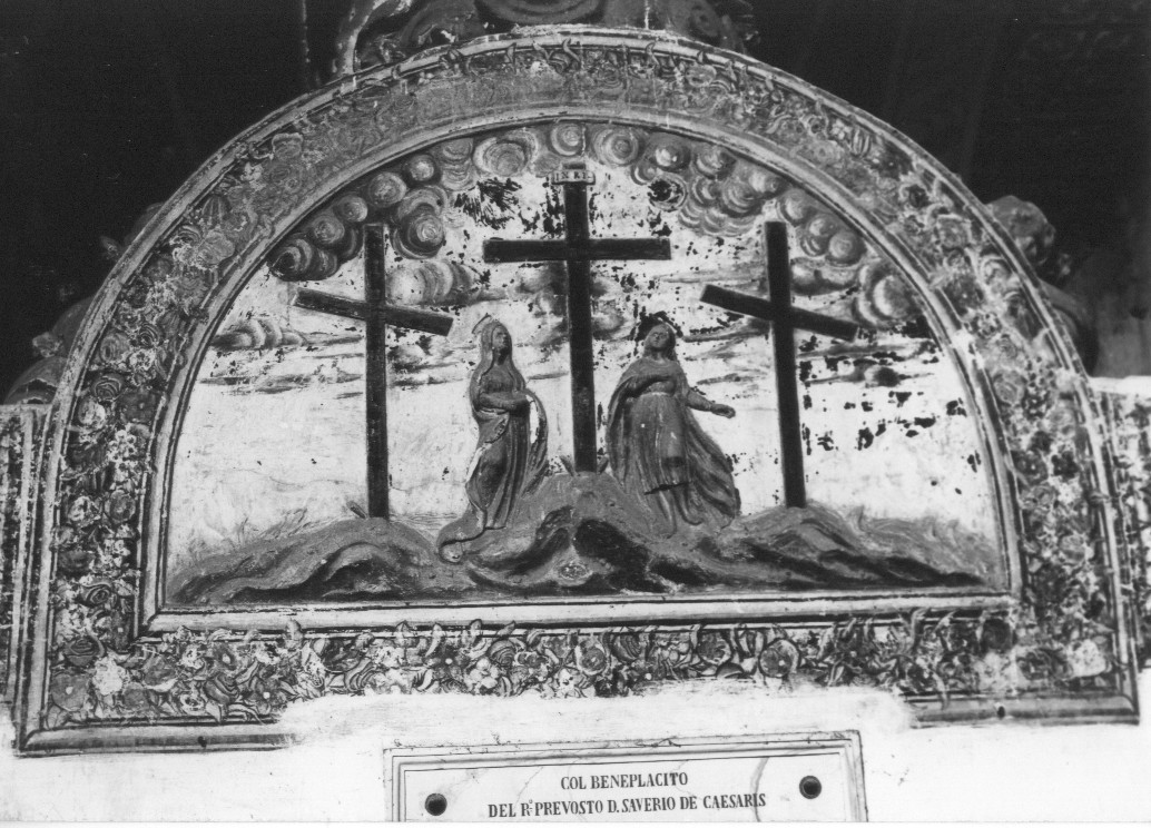 crocifissione di Cristo (rilievo, opera isolata) - bottega abruzzese (sec. XVIII)