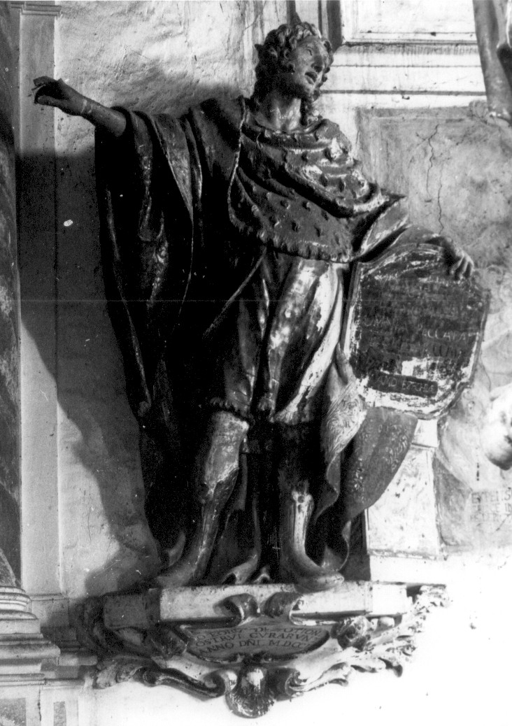 figura maschile (scultura, opera isolata) - bottega abruzzese (sec. XVIII)