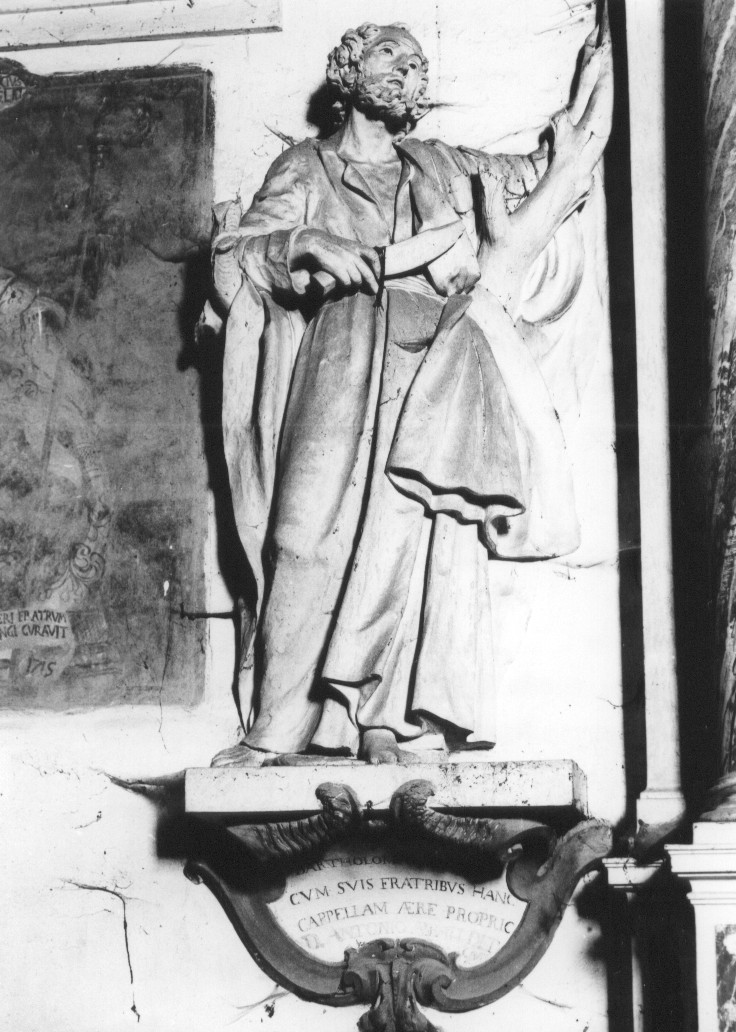 San Bartolomeo (scultura, opera isolata) - bottega abruzzese (sec. XVII)