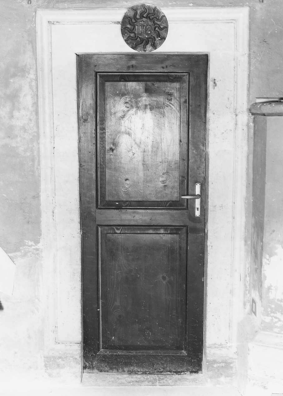 mostra di porta, coppia - bottega Italia centrale (sec. XVI)