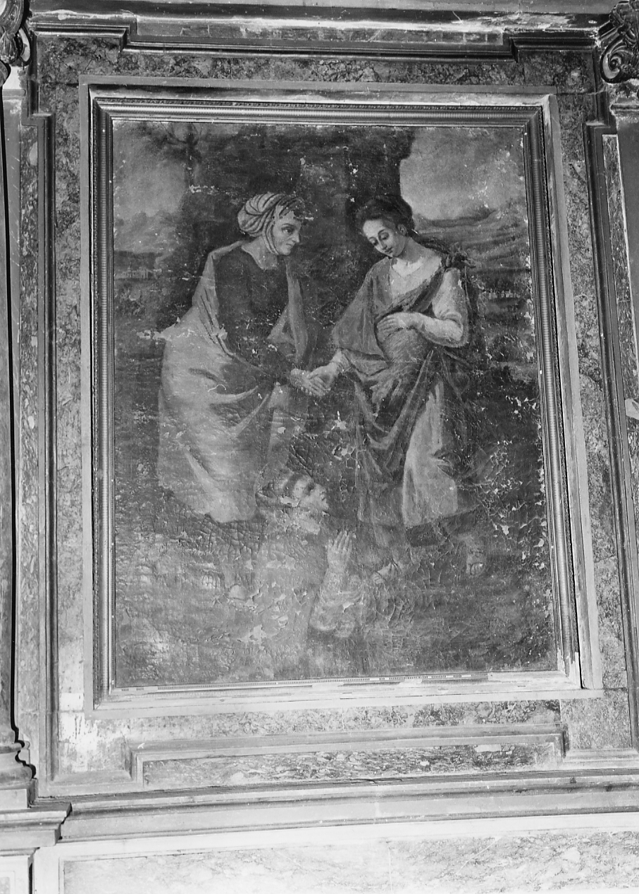 VISITAZIONE (dipinto) - bottega Italia centrale (sec. XVII)