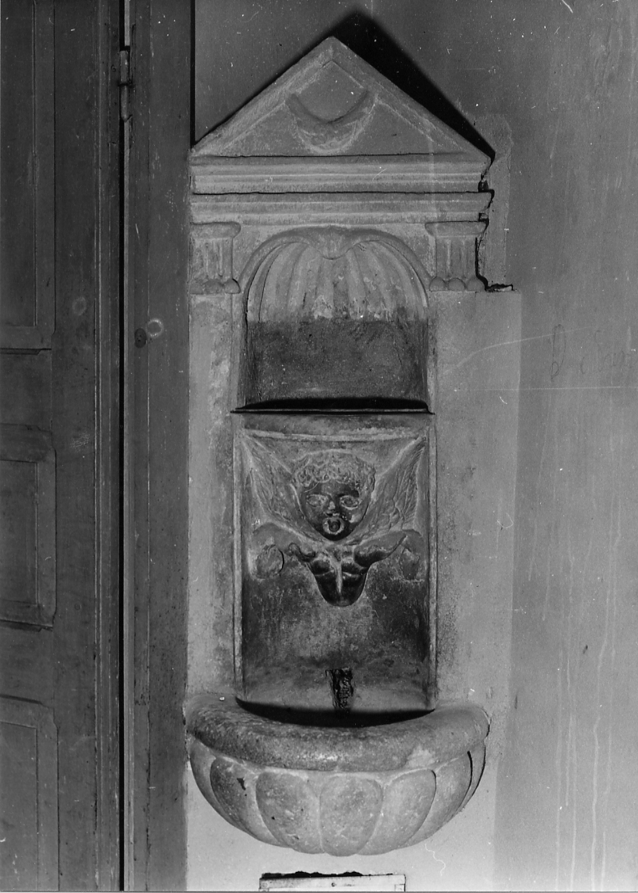 lavabo da sacrestia - bottega Italia centrale (sec. XVI)