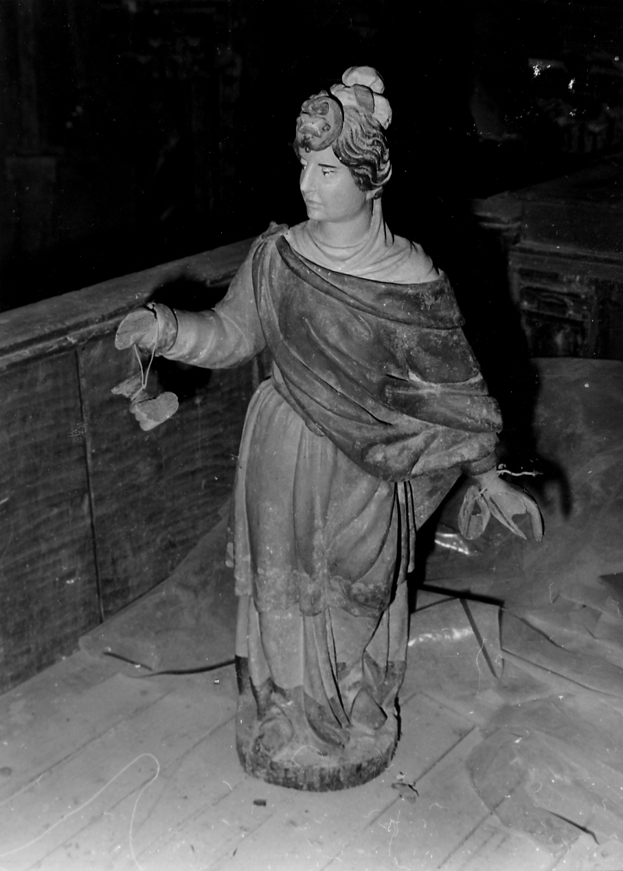 SANTA (statua) - bottega Italia centrale (sec. XVIII, sec. XX)