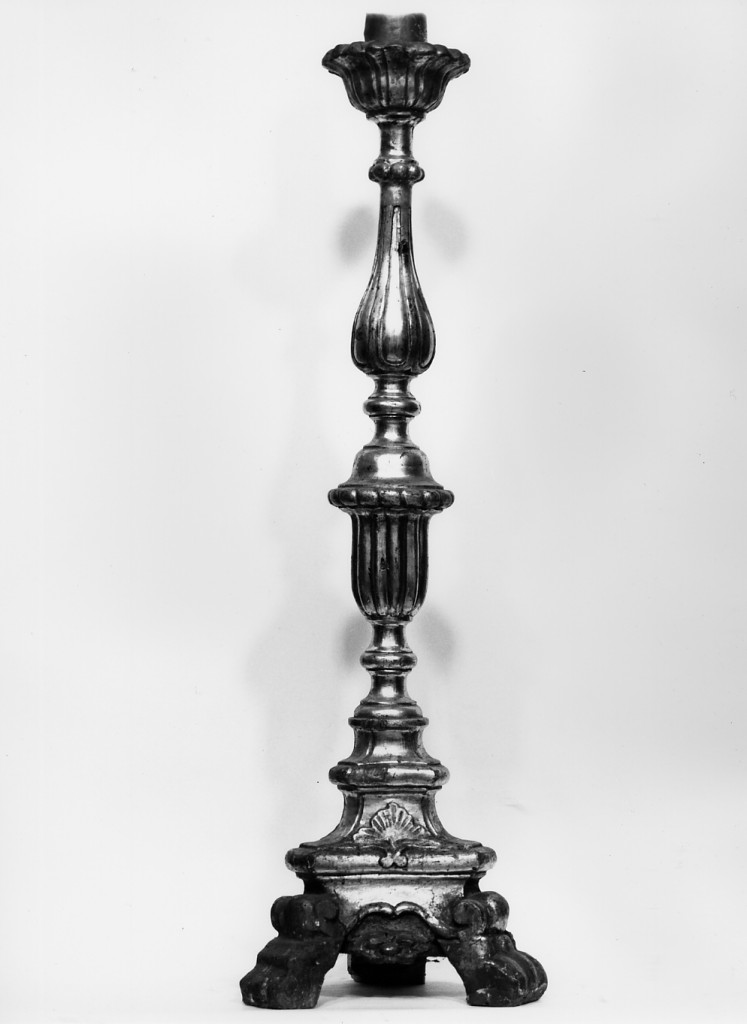 candelabro per il cero pasquale - manifattura abruzzese (sec. XVIII)