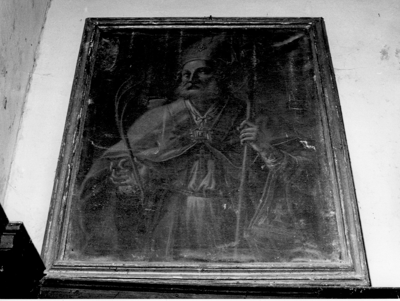 San Biagio (dipinto, opera isolata) di Teodoro Donato (attribuito) (sec. XVIII)