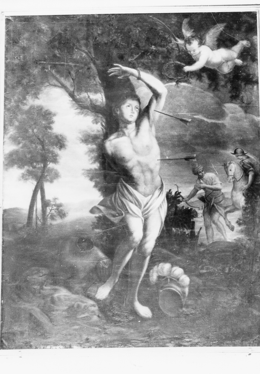 SAN SEBASTIANO MARTIRE (dipinto, opera isolata) - ambito Italia centrale (sec. XVII)