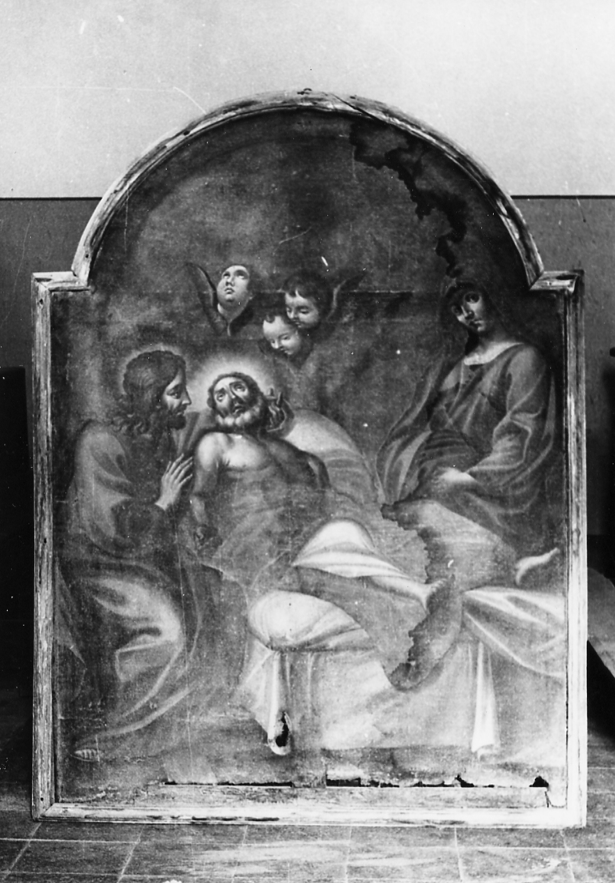 MORTE DI SAN GIUSEPPE (dipinto, opera isolata) - bottega Italia centrale (sec. XVIII)