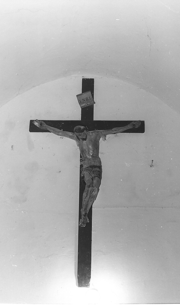 Cristo crocifisso (scultura) - bottega Italia centrale (sec. XVIII)