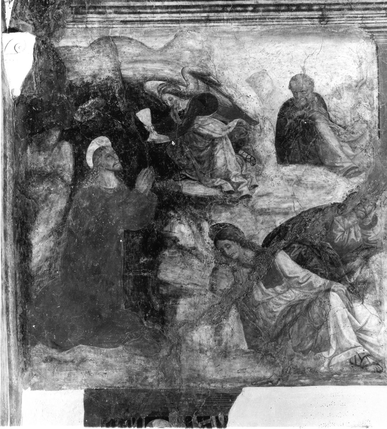 Adorazione di Cristo nell'orto di Gethsemani (dipinto) di Francesco di Paolo da Montereale (inizio sec. XVI)