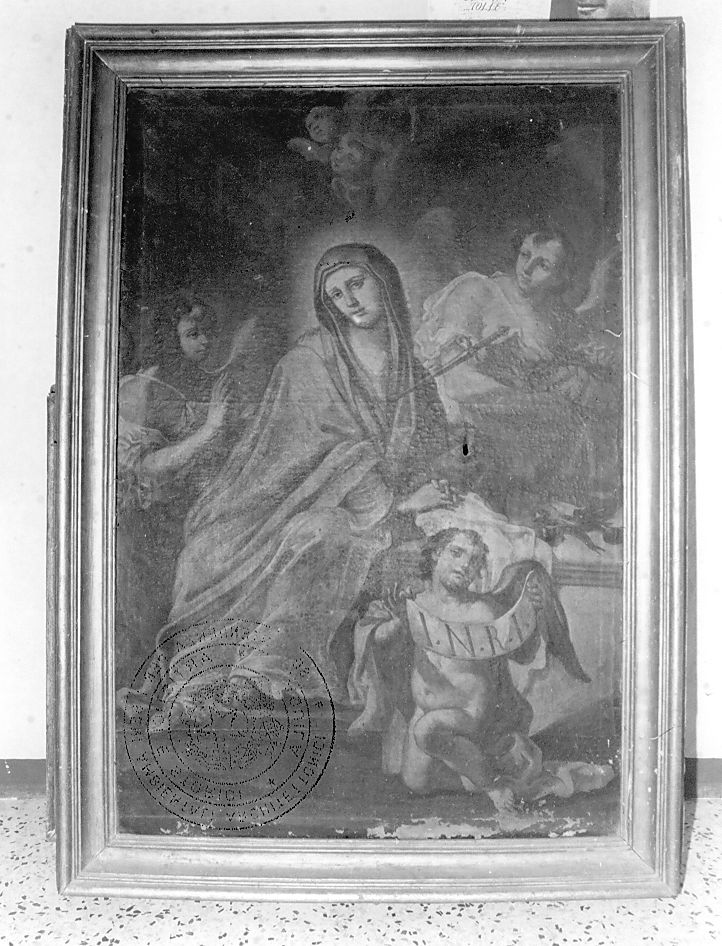 Madonna Addolorata e Angeli (dipinto) - ambito Italia centrale (sec. XVIII)