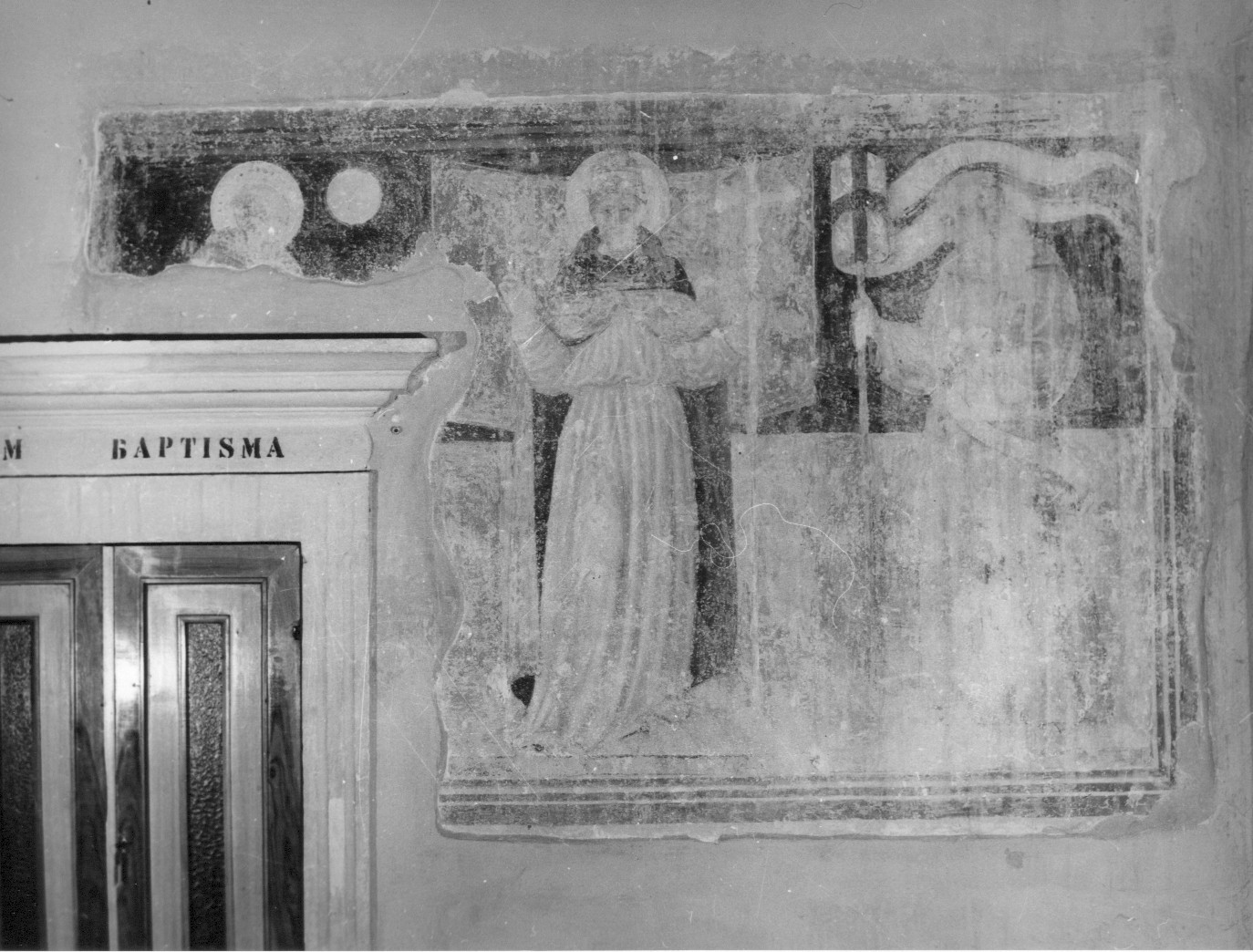 S.Bernardino, S.Pietro Celestino e S.Giovanni da Capestrano (dipinto) - ambito abruzzese (sec. XVI)