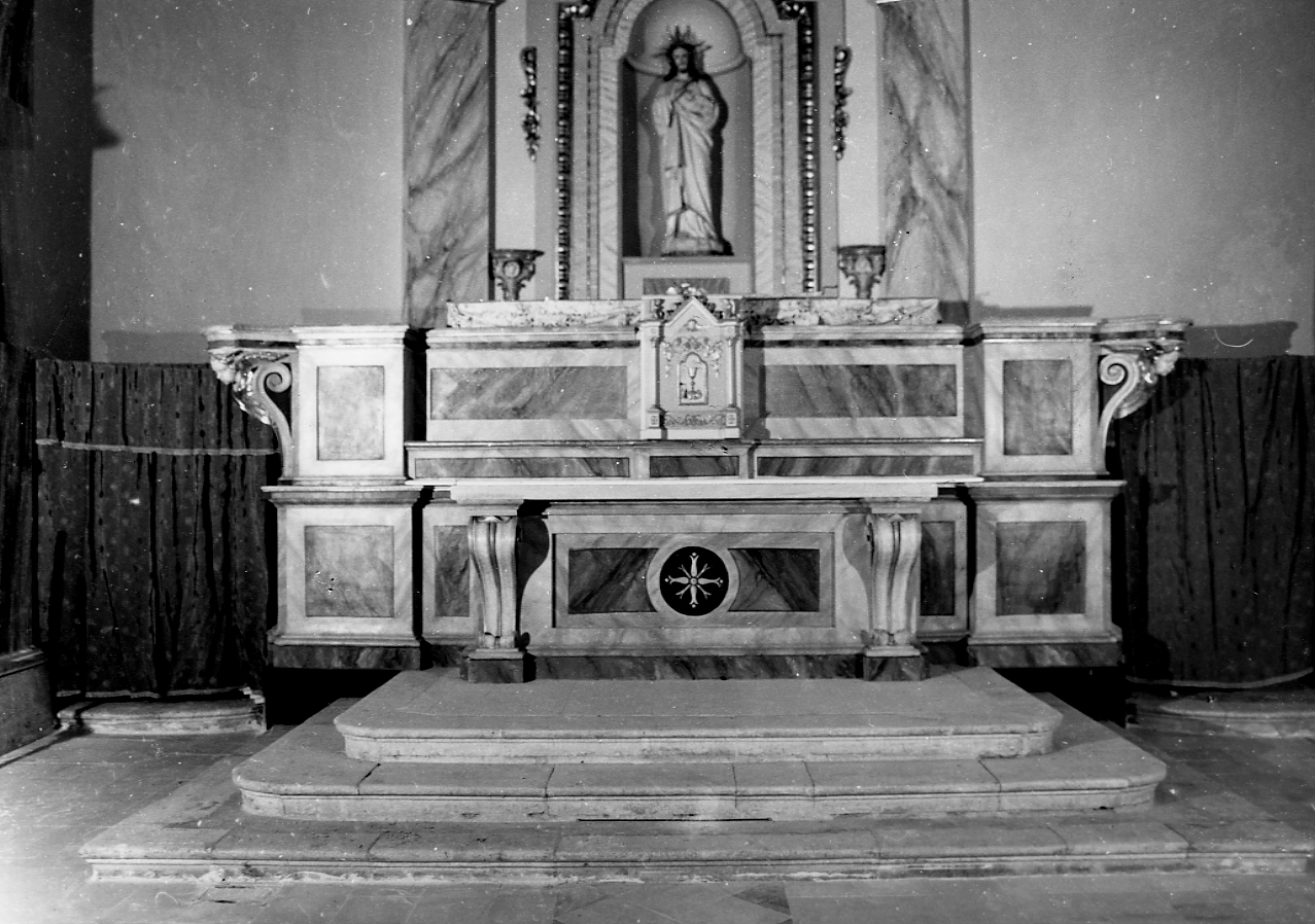 altare maggiore, opera isolata - ambito abruzzese (sec. XIX)