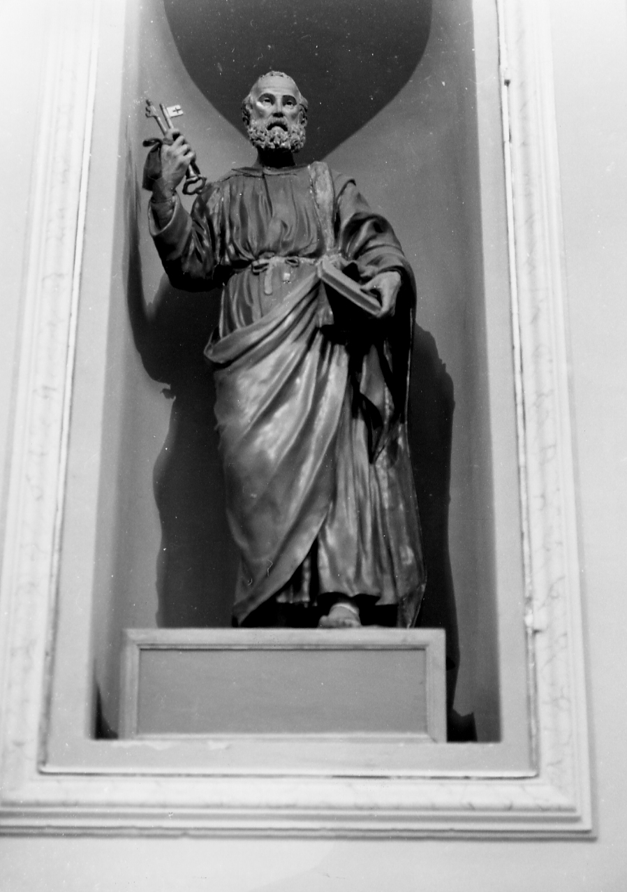 San Pietro (statua, opera isolata) - ambito abruzzese (sec. XIX)