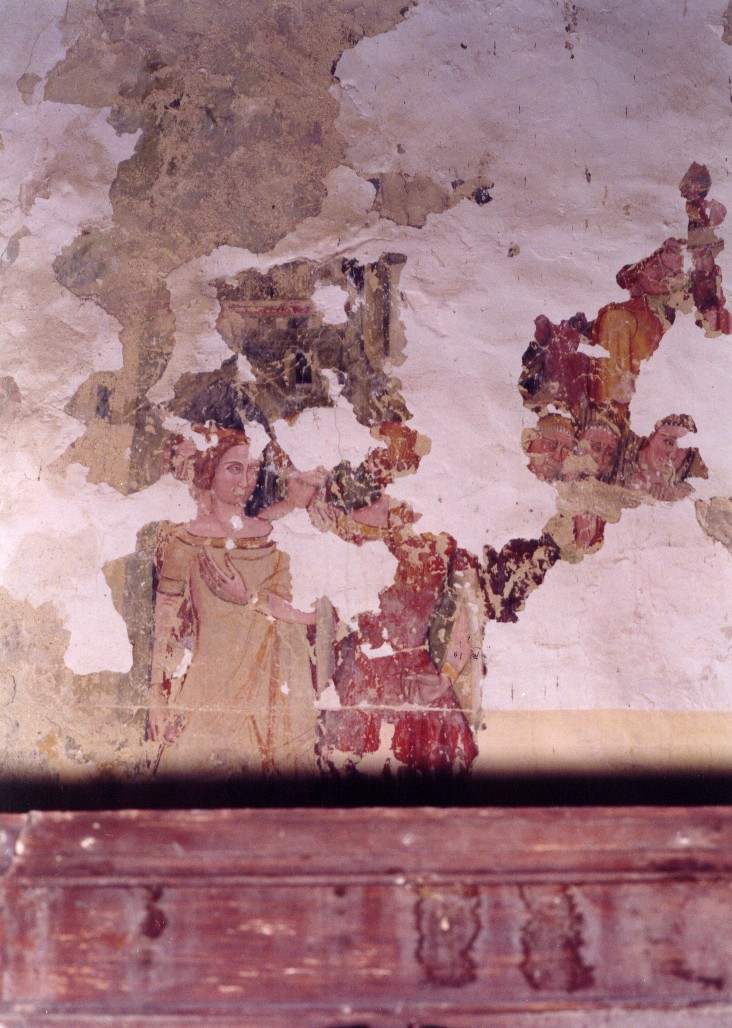 Figura femminile (dipinto) - ambito Italia centrale (sec. XV)