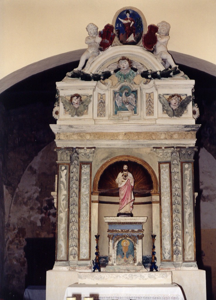 altare maggiore - ambito Italia centrale (sec. XVI)