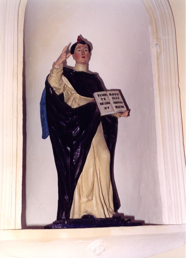 San Vincenzo Ferrer (statua) - ambito Italia centrale (sec. XVII)