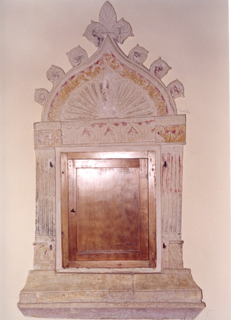 tabernacolo murale - ambito Italia centrale (sec. XVI)