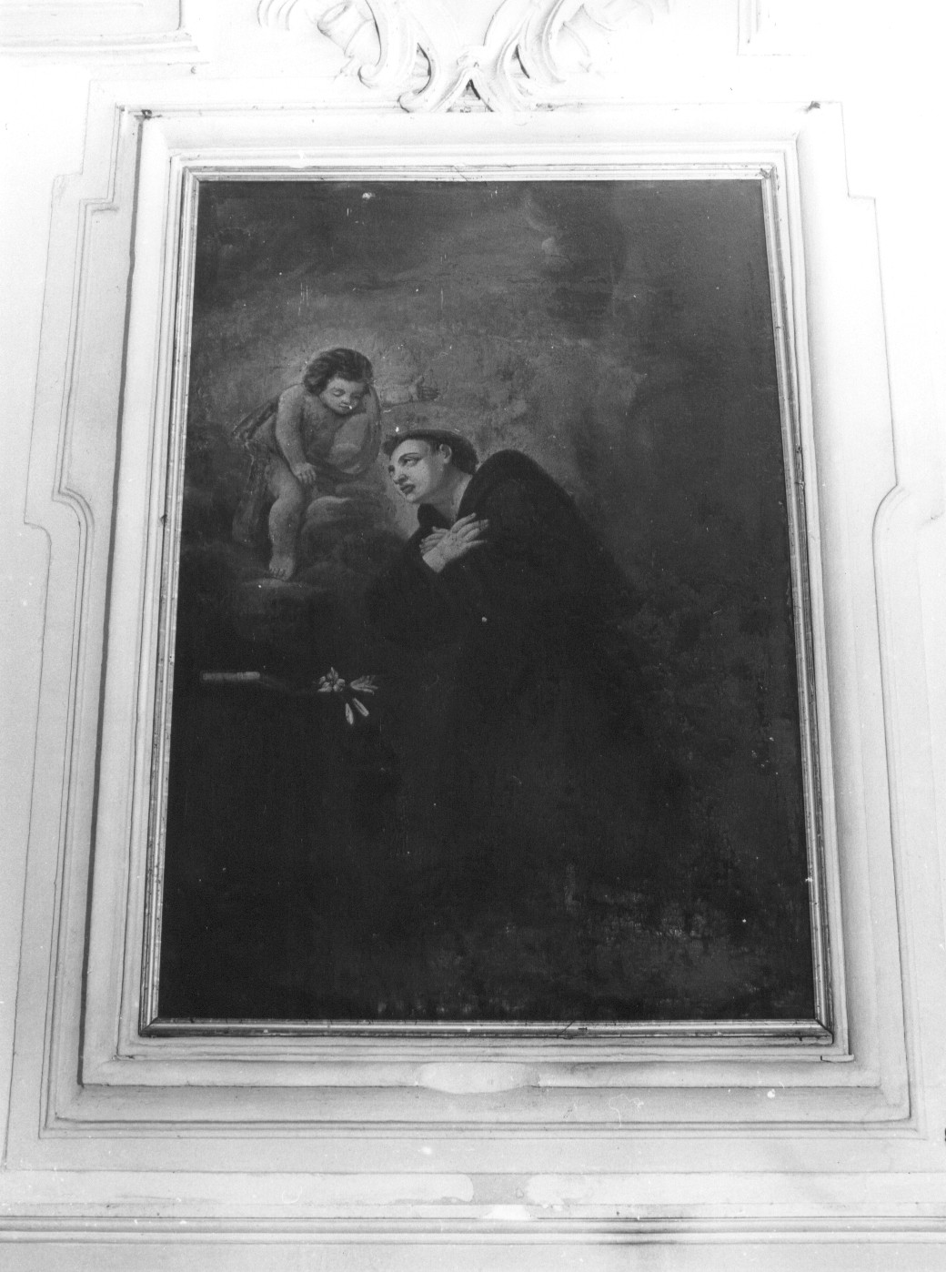 Sant'Antonio con il Bambino, Sant'Antonio (dipinto, opera isolata) - ambito abruzzese (sec. XIX)