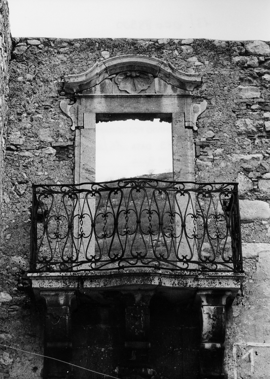 balcone, opera isolata - bottega Italia centrale (fine sec. XVIII)