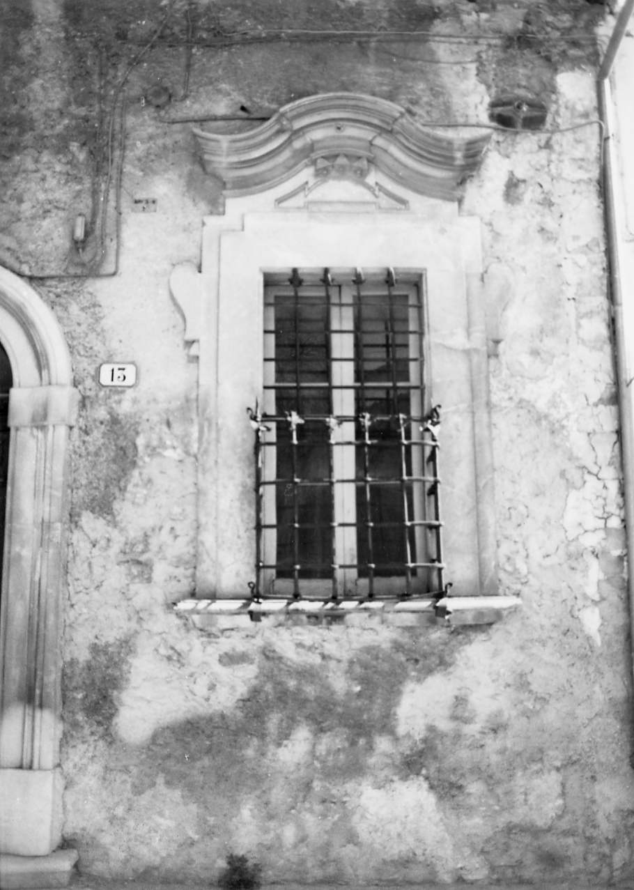 mostra di finestra, serie - bottega Italia centrale (fine sec. XVIII)