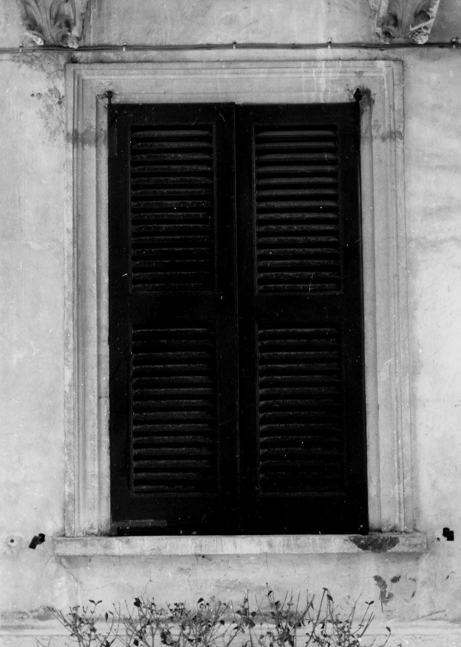 mostra di finestra, serie - bottega Italia centrale (sec. XIX)