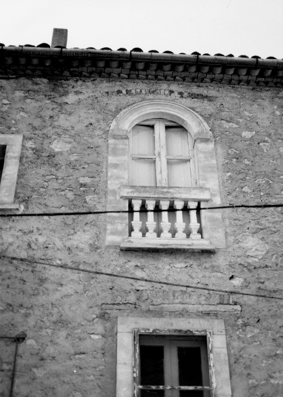 balcone, opera isolata - bottega Italia centrale (sec. XIX)