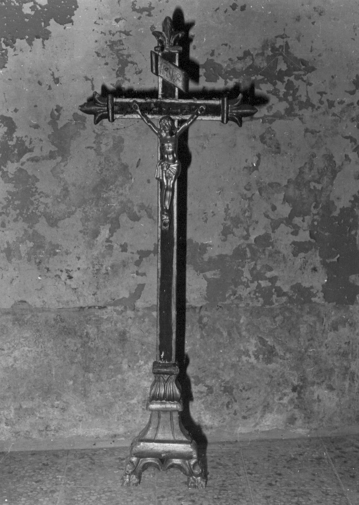croce d'altare - ambito abruzzese (sec. XIX)