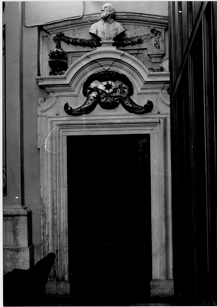 mostra di porta, coppia - ambito Italia centrale (sec. XVII)