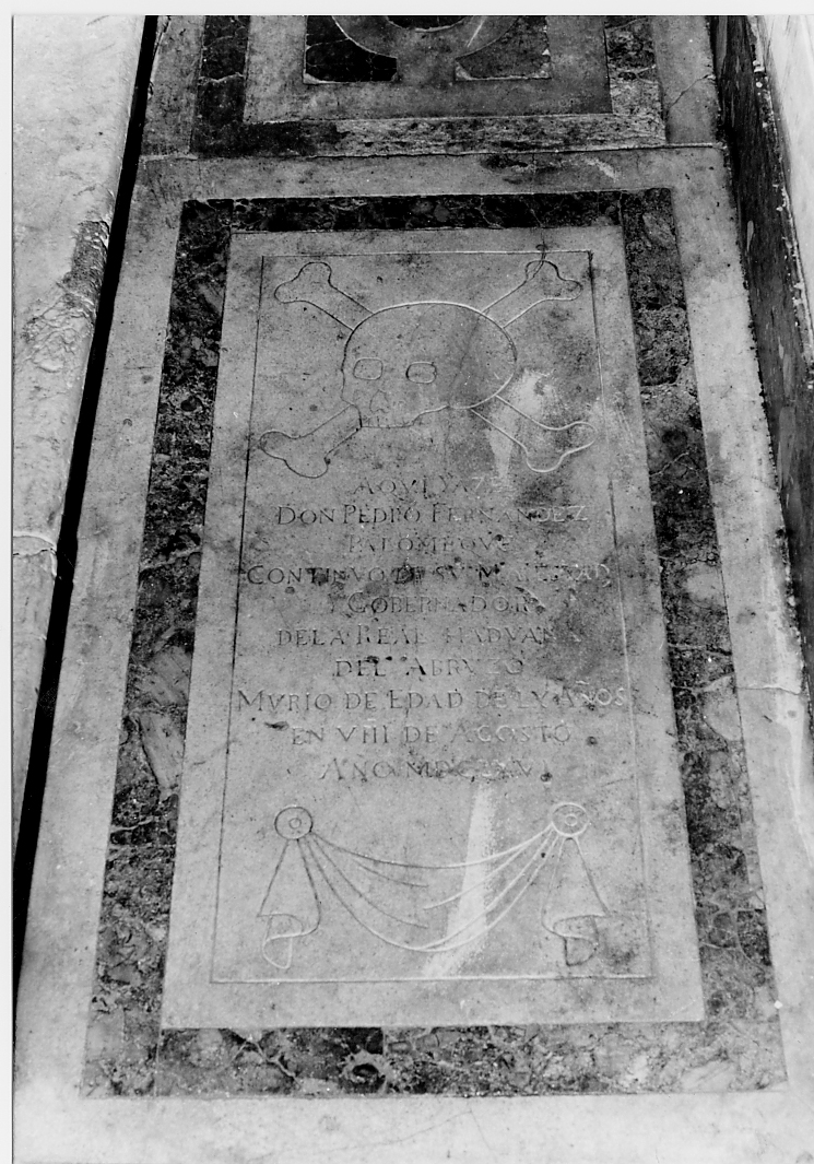 lapide tombale - ambito Italia centrale (sec. XVII)