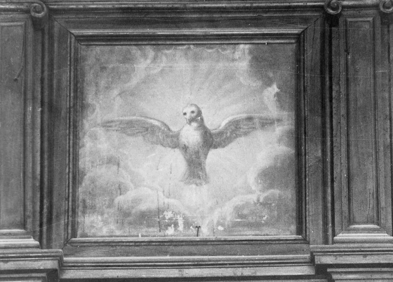 COLOMBA DELLO SPIRITO SANTO (dipinto, opera isolata) - ambito abruzzese (secc. XVII/ XVIII)