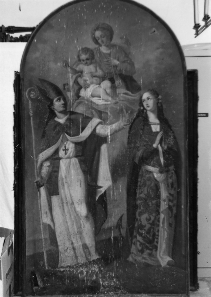 Madonna del Carmelo e Santi (dipinto) - ambito abruzzese (secc. XVIII/ XIX)