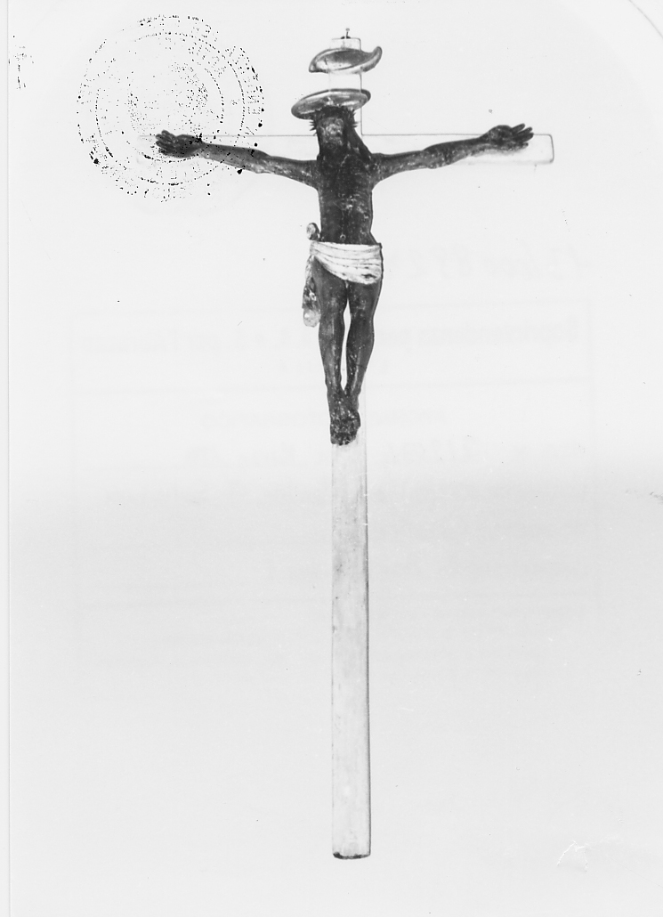 Cristo crocifisso (scultura) - ambito Italia centrale (sec. XIX)