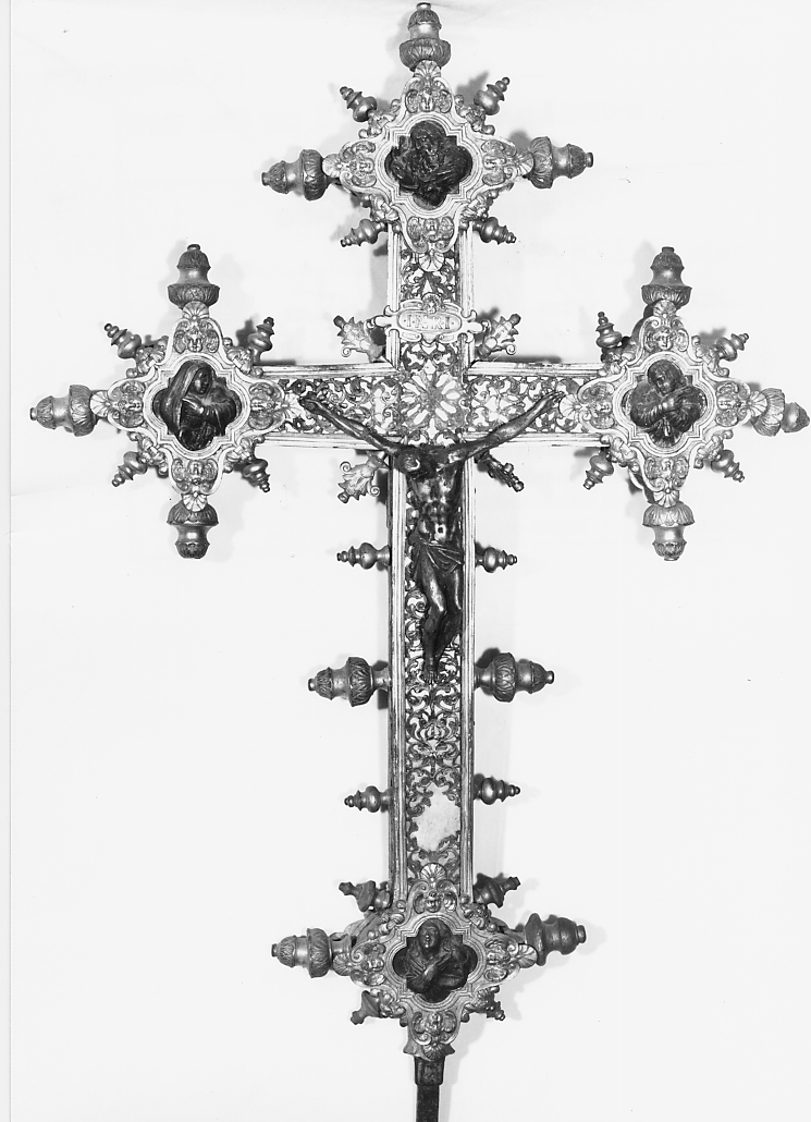 croce processionale - ambito Italia centrale (sec. XVII)