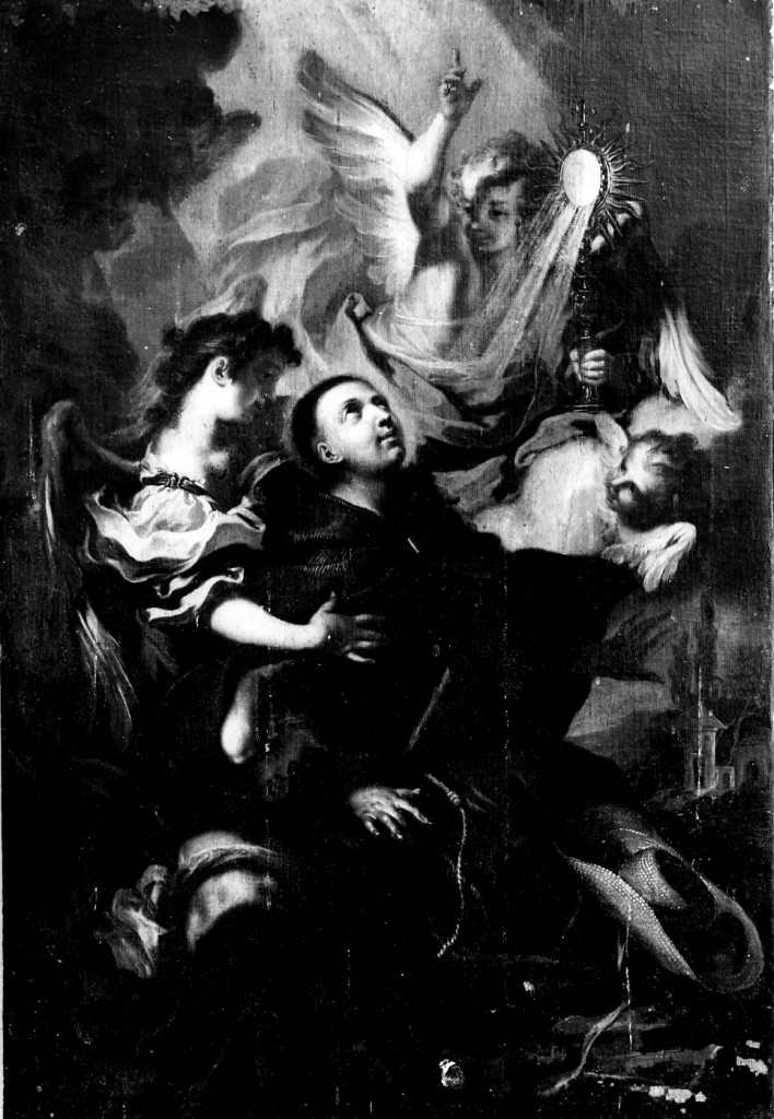 San Pasquale Baylon (dipinto) di Damini Vincenzo (sec. XVIII)